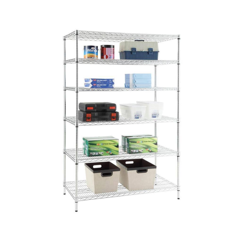 6-Shelves Steel Commercial Shelving Unit I398