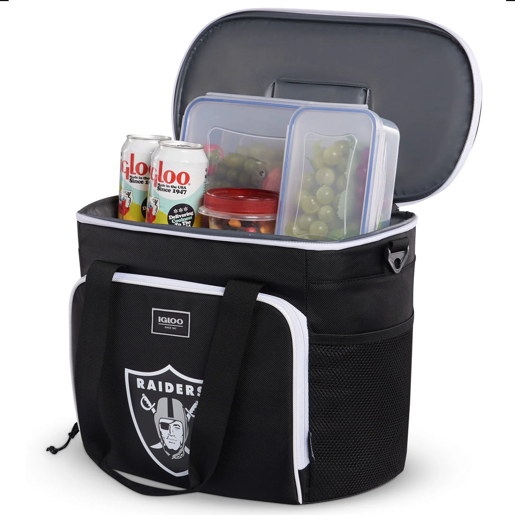 Black 28-Can Tote Cooler O1716