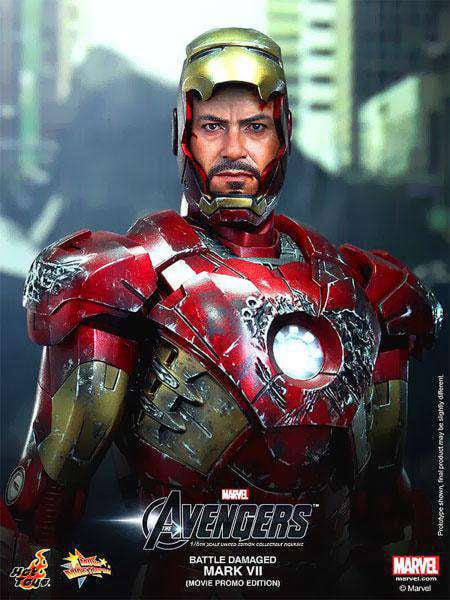 Battle Damaged Iron Man Collectible Figure I896