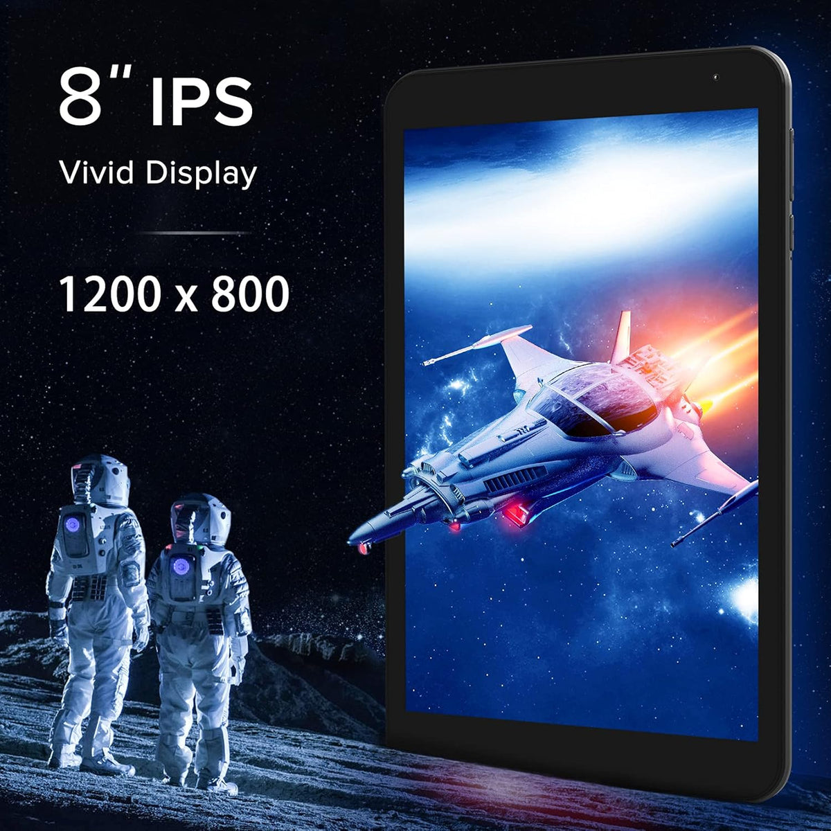 2 Pack Silver Grey 8 inch Android Tablet F26376