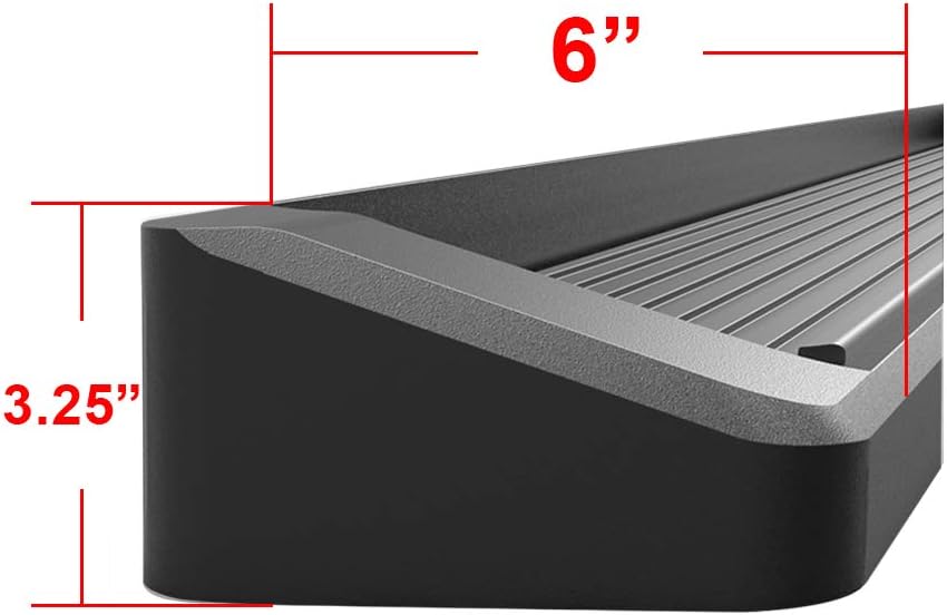 6in Black Running Boards E174867