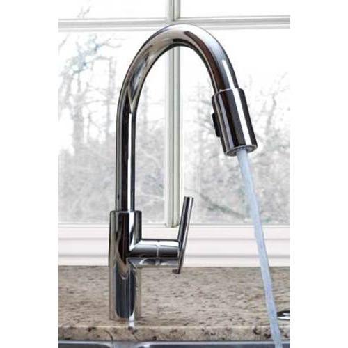 Polished Nickel Pull-Down Kitchen Faucet M17262