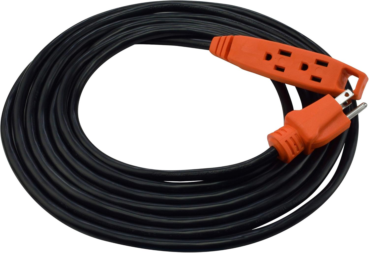 100ft 14/3 SJTW Blue Extreme Cold Weather Extension Cord with Power Indicator Light F6828