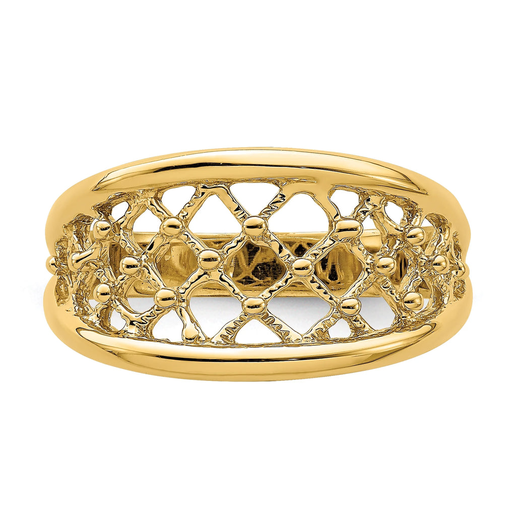 Tapered Mesh Band Ring G51578