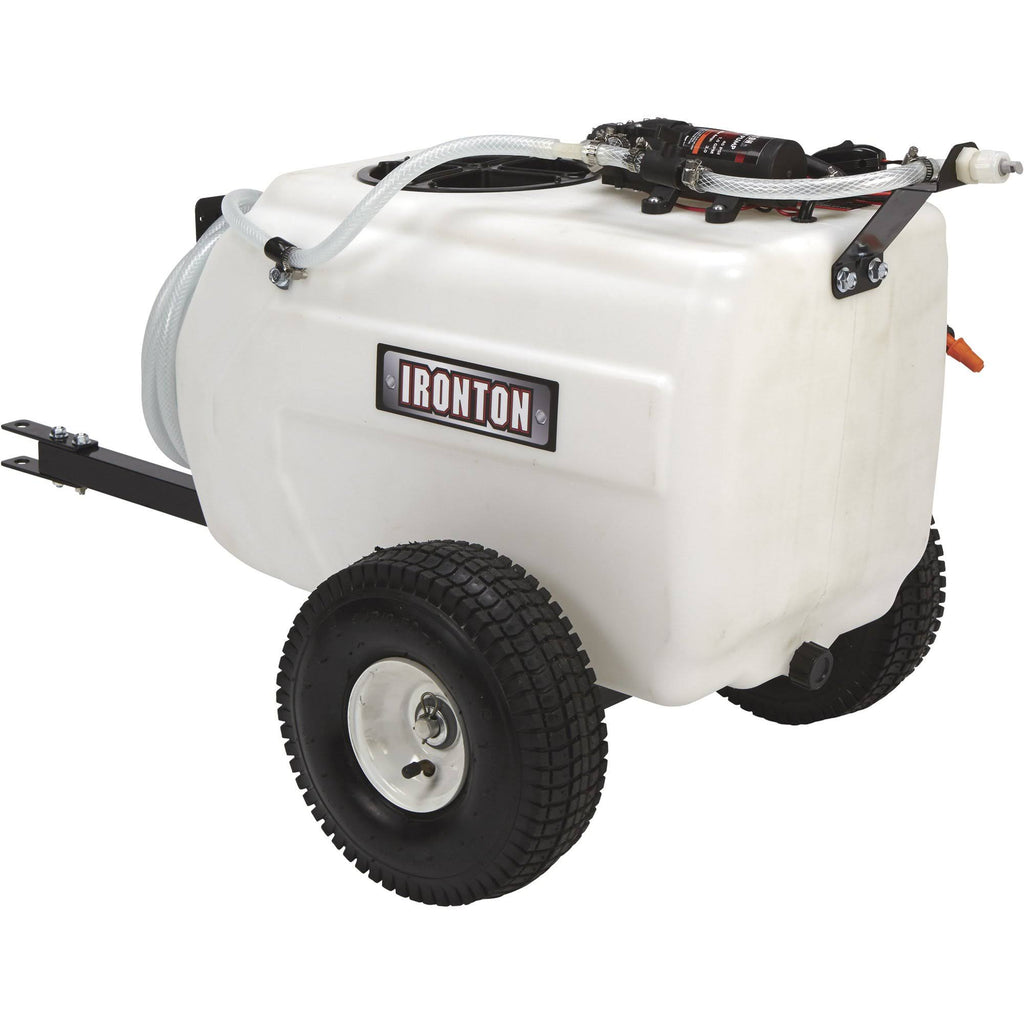 13 Gallons 12 Volt DC Tow-Behind Broadcast Sprayer Y2608