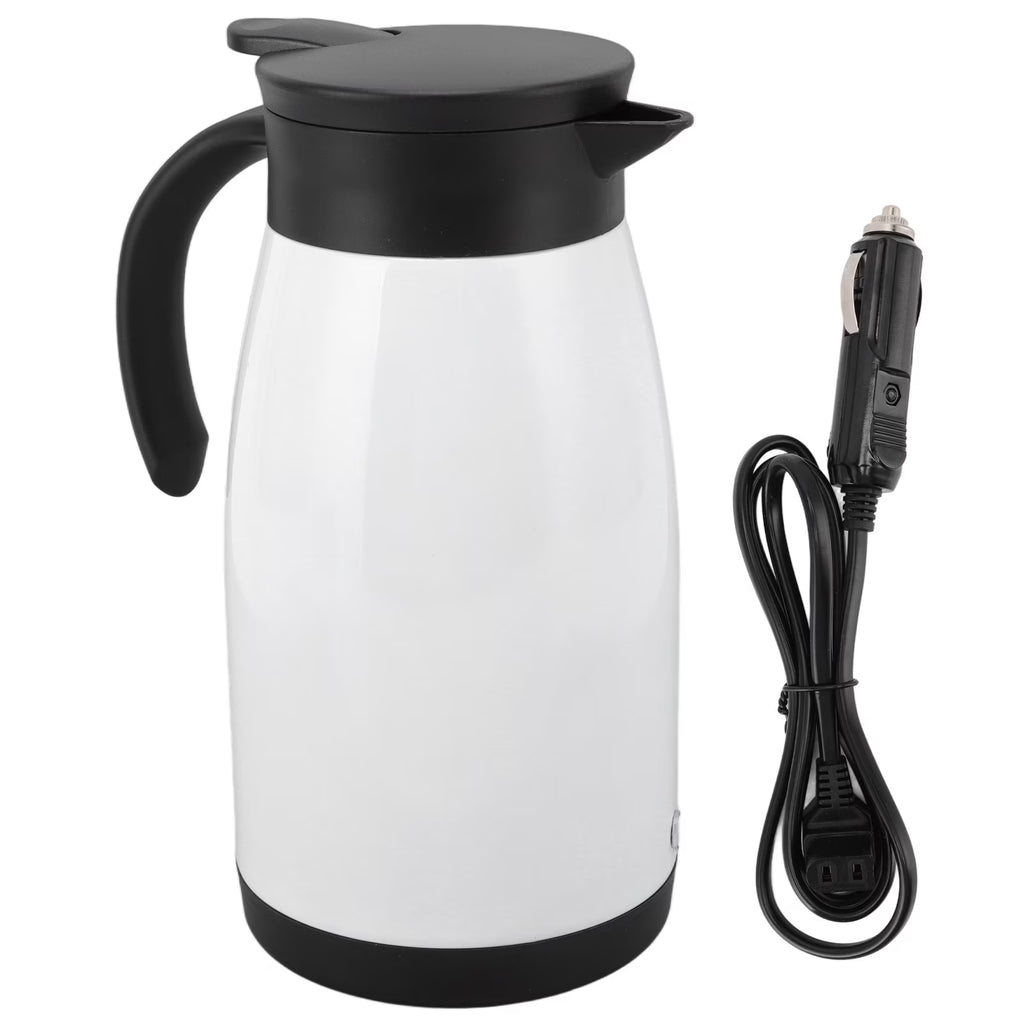 Travel Kettle 680ml Double 304 Stainless Steel 12V 24V Dual Voltage Water Boiler K8227