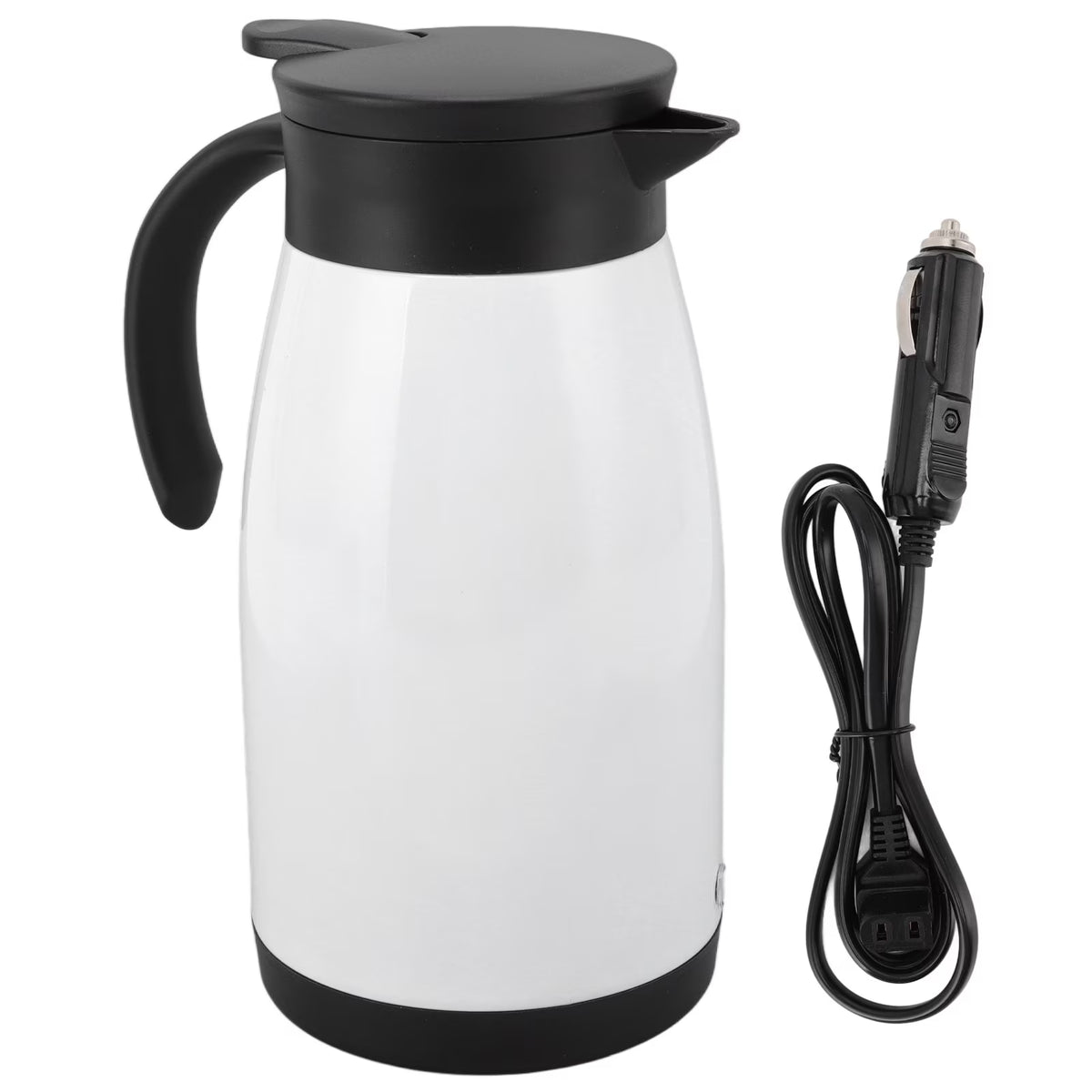 Travel Kettle 680ml Double 304 Stainless Steel 12V 24V Dual Voltage Water Boiler K8227