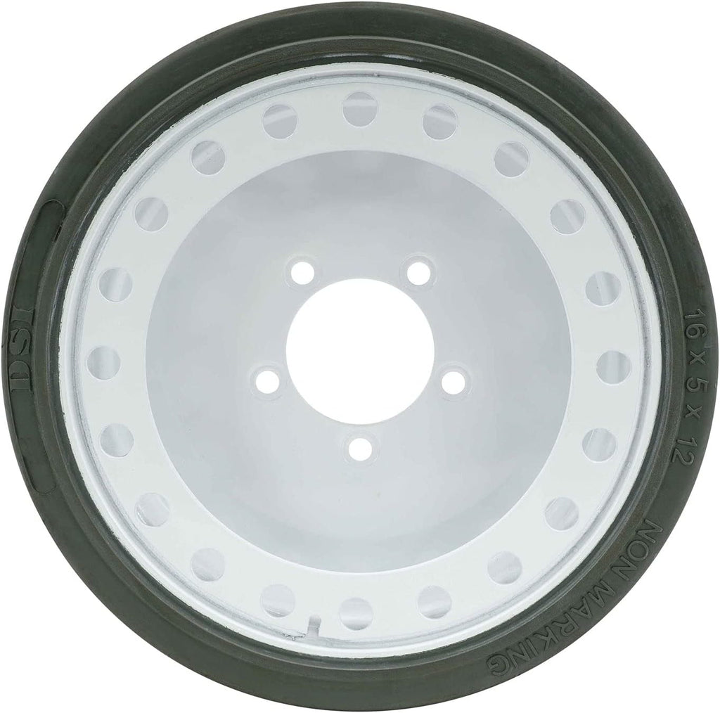(2 Pack) 16 x 5 x 12 Non-Marking Wheel Assembly P502969