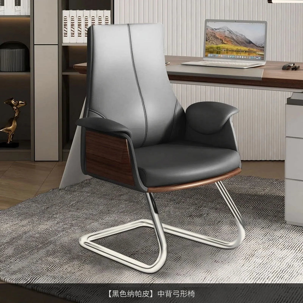 Leather Office Chair Ergonomic Arm Chair G557465
