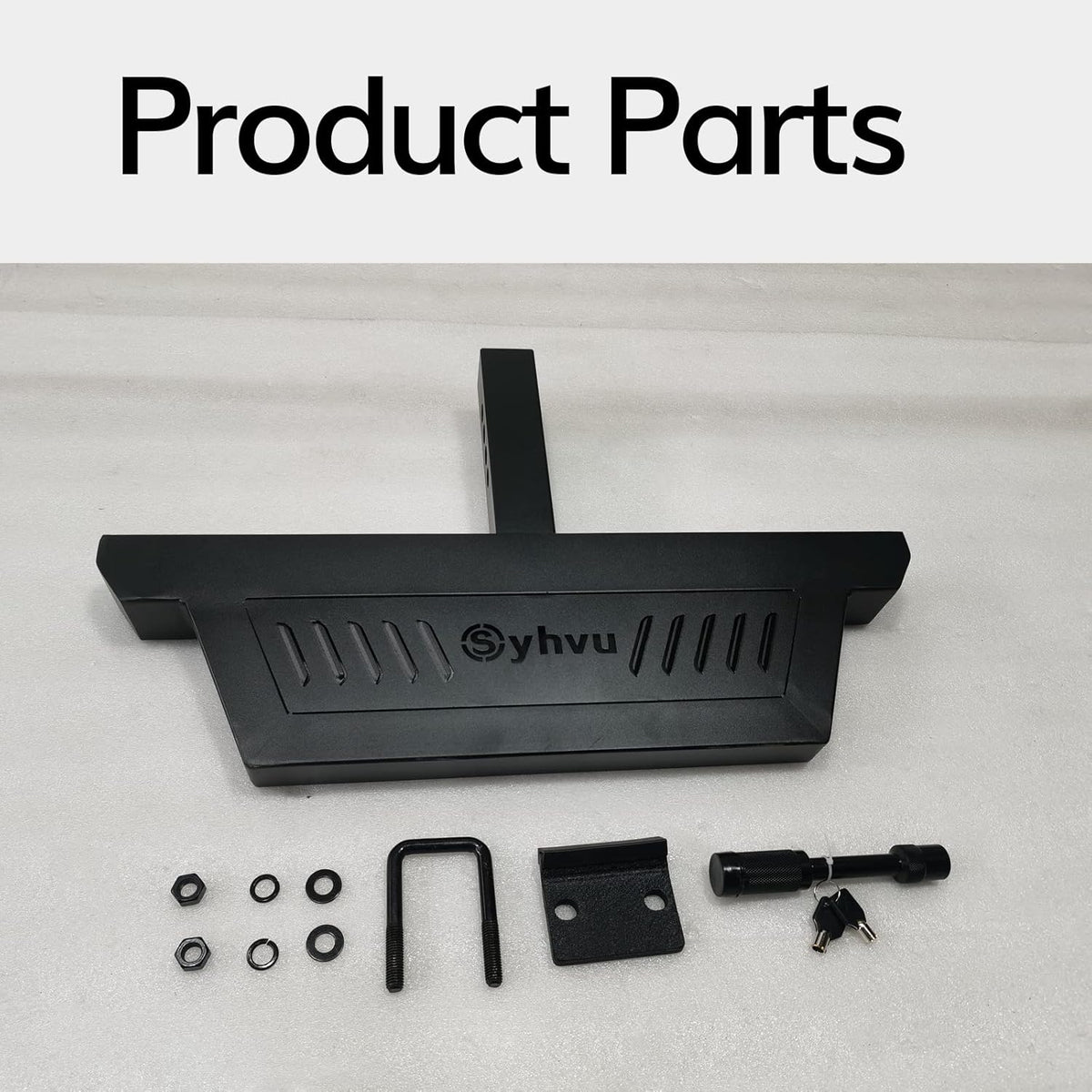 Matte Black Hitch Steps for 2'' Towing Receiver P655