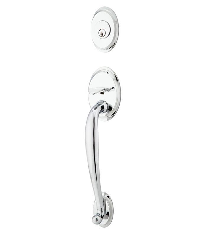 Lifetime Brass Finish Tubular Handleset M688