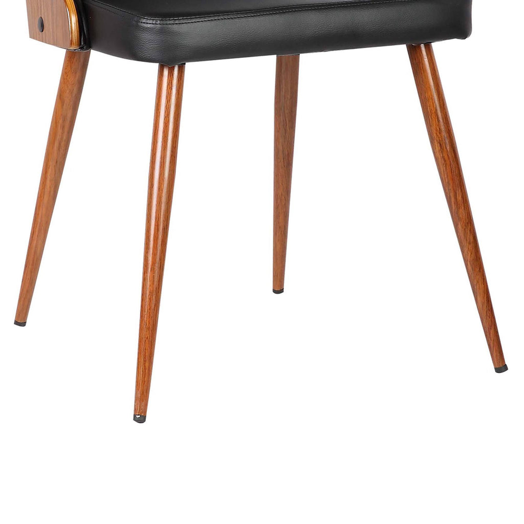 Walnut Gray Mid-Century Dining Chair L7394