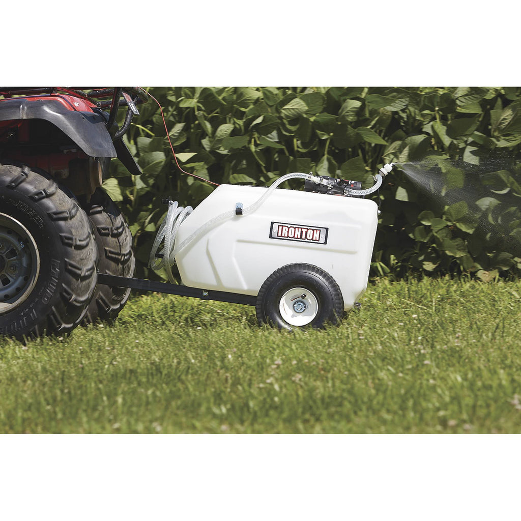 13 Gallons 12 Volt DC Tow-Behind Broadcast Sprayer Y2608