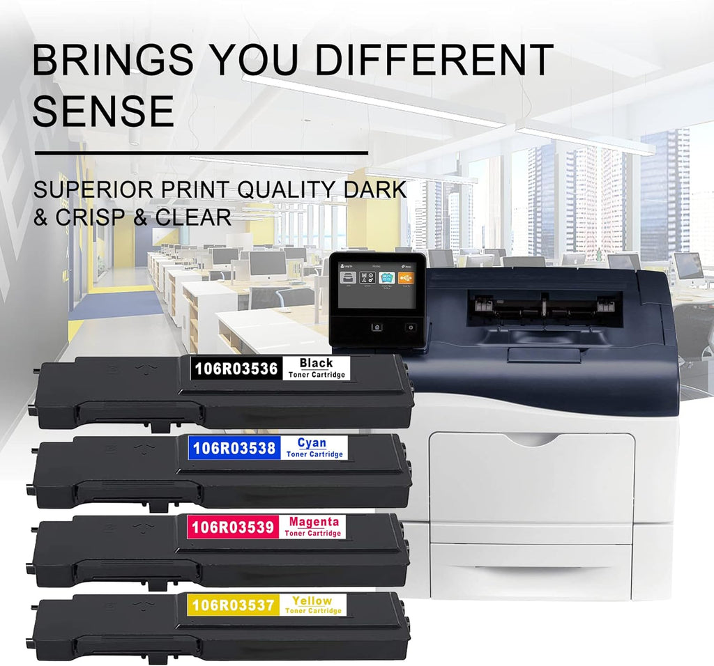 4 PK Toner Cartridge for Xerox C400 C405 Printer L66970
