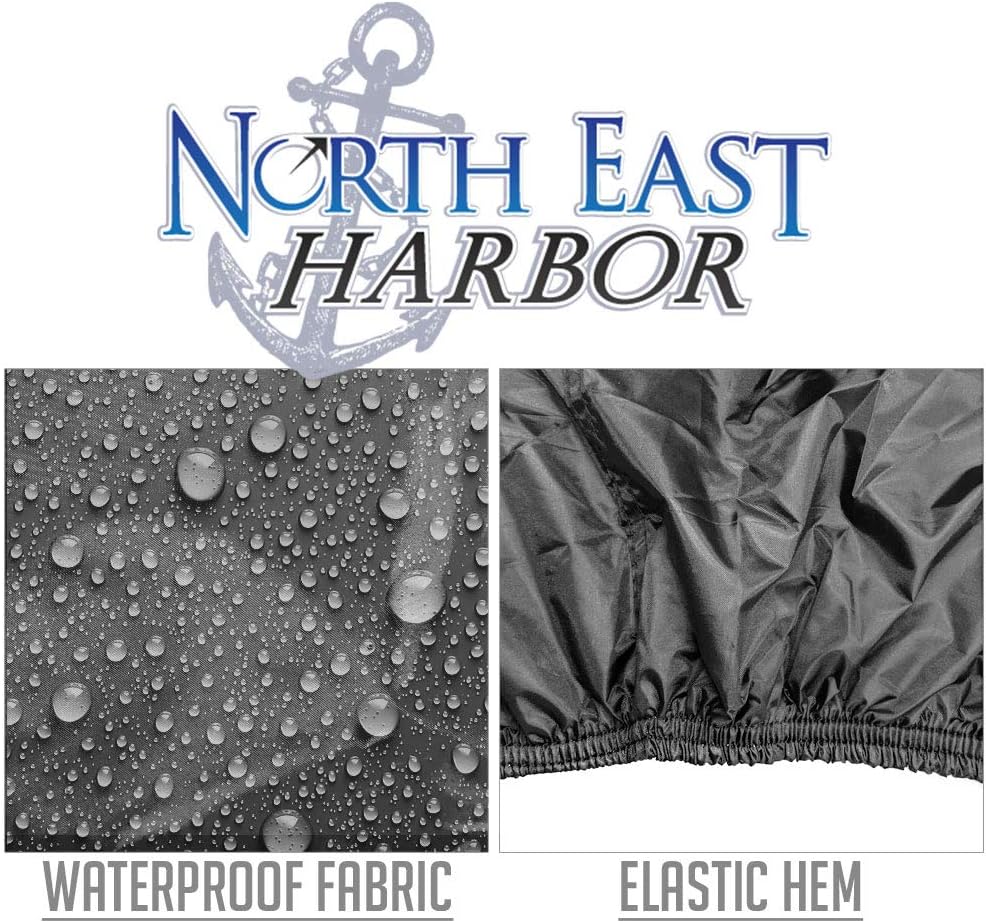 Waterproof RV Cover Fits Length 35'-38' Travel Trailer Camper Zippered Panels D9119