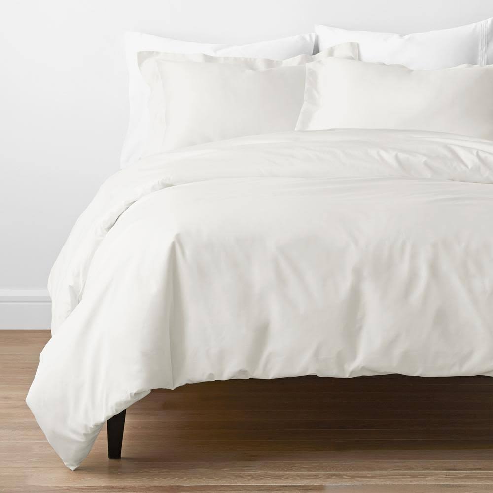 Ivory King Cotton Sateen Duvet Cover B42462