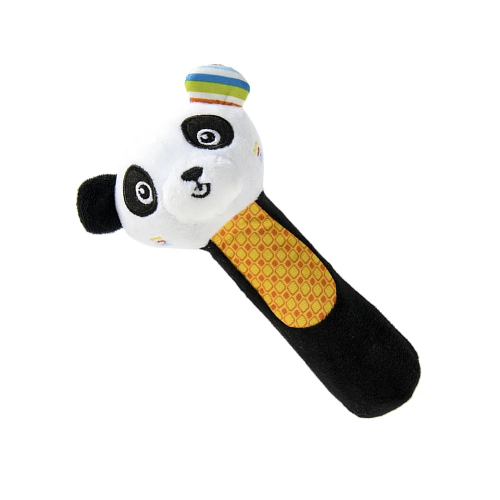 Panda Cartoon Animal Plush Wrist Rattles Hand Bells for Babies Y169383