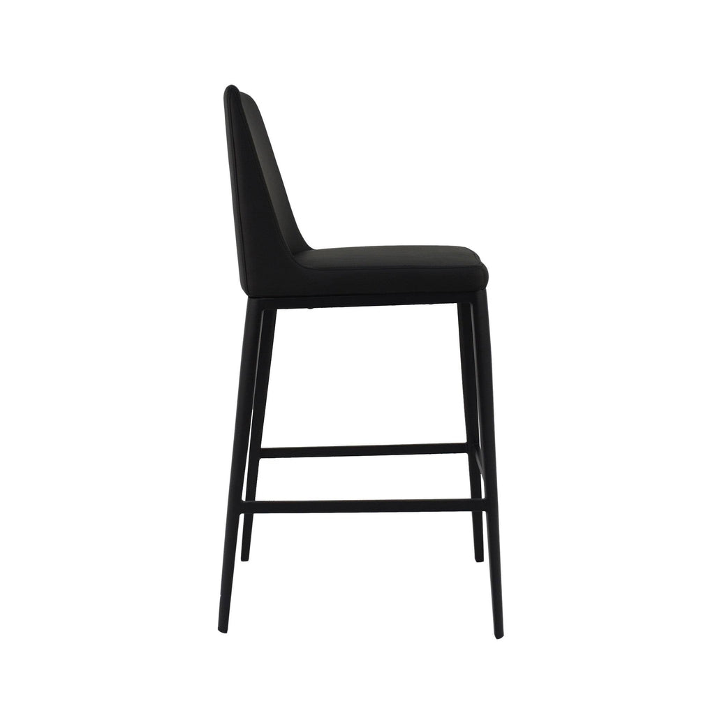 Charcoal Leatherette Bar Stool H823970