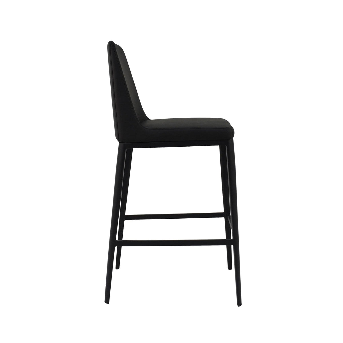 Charcoal Leatherette Bar Stool H823970