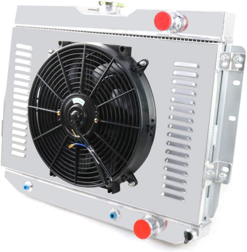 3 Row Core Aluminum Radiator with 14" Fan and Shroud Y400738