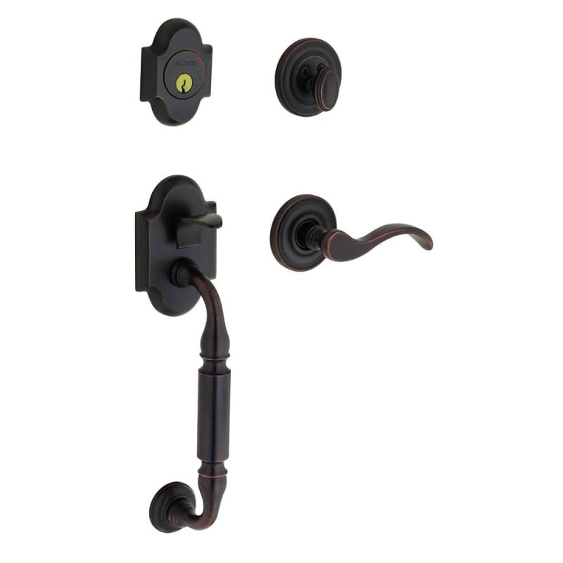 Oil Rubbed Bronze Single Cylinder Sectional Handleset N797087