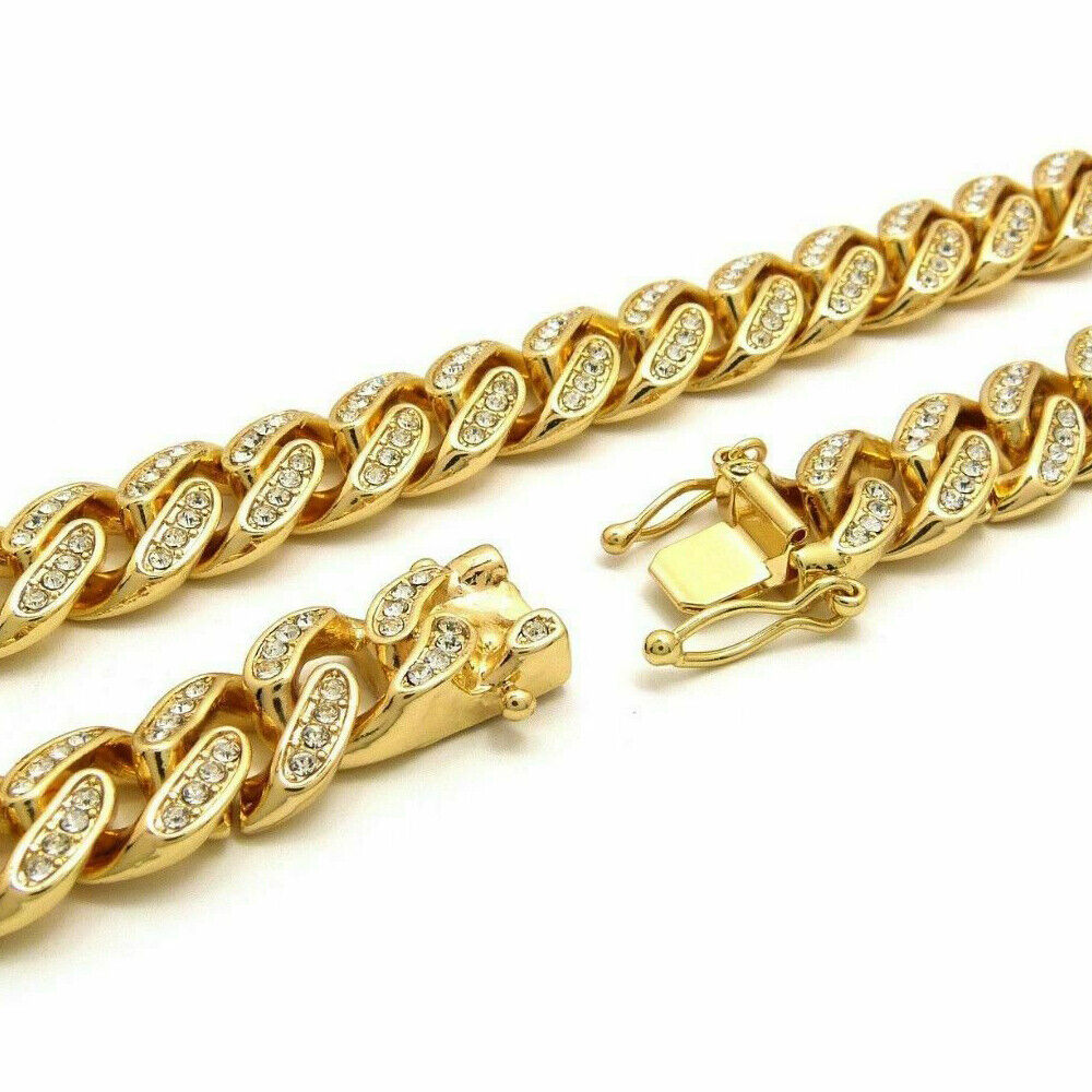 Iced Cubic Zirconia Cuban Chain O326694