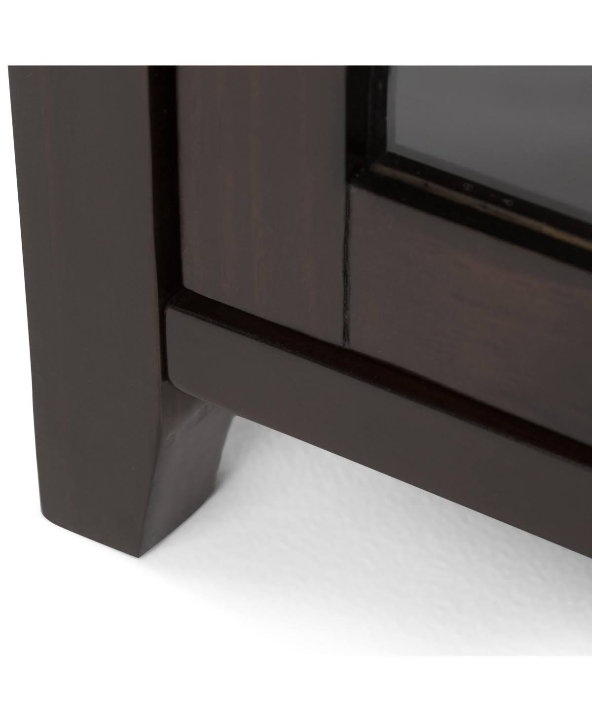 Mahogany Brown Solid Wood Storage Cabinet W7265