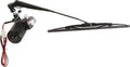 12V Universal Electric Windshield Wiper Motor Kit with 15.7" Blade Pack of 2 T8364