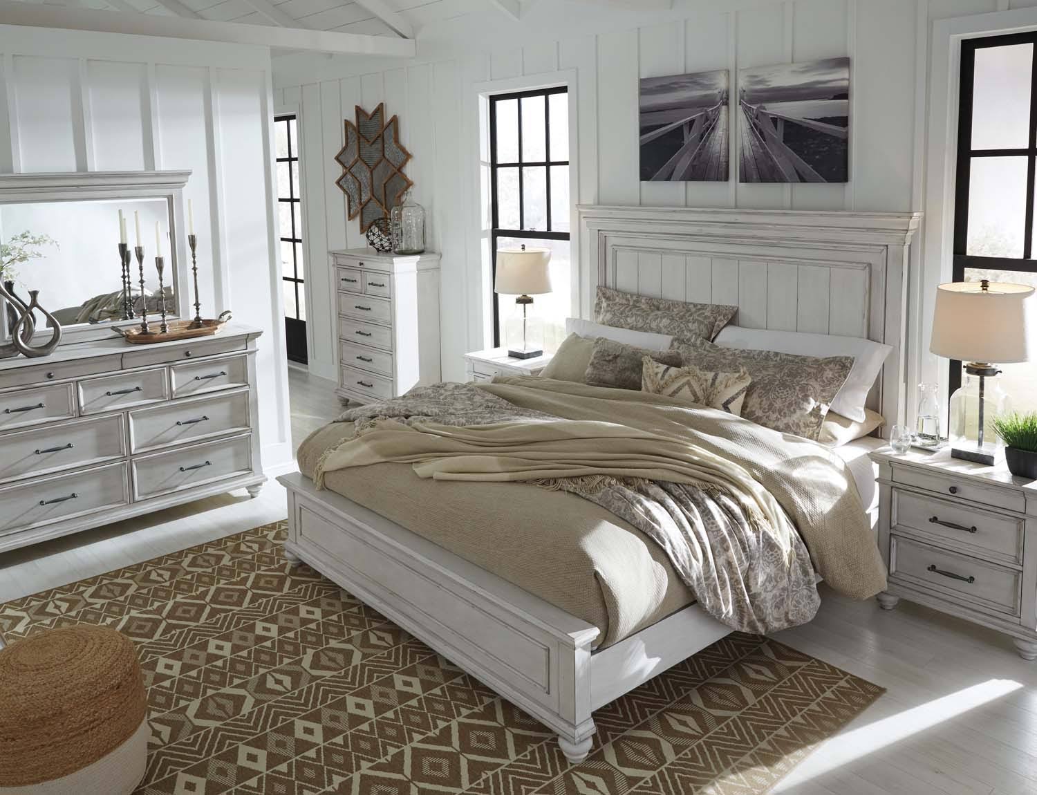 King Panel Bed A207