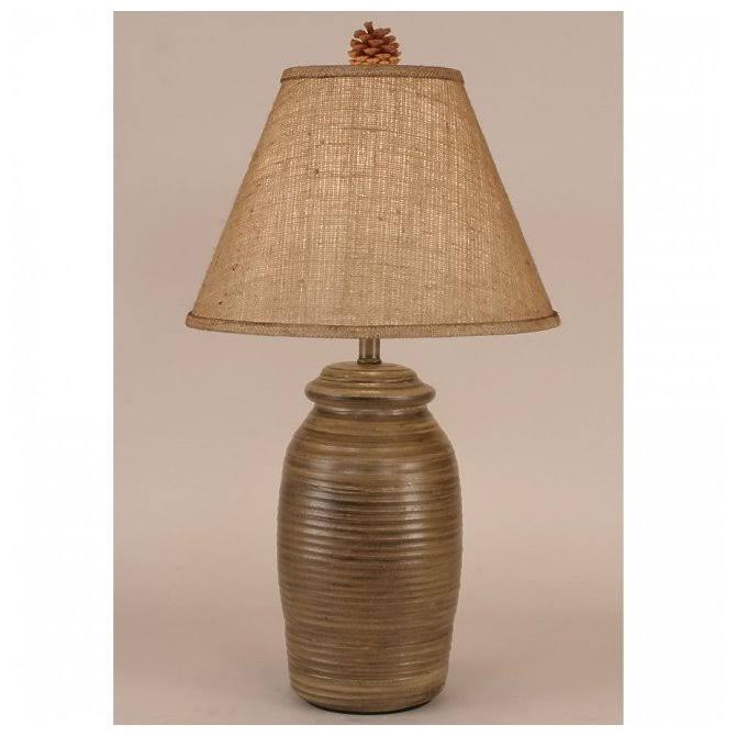 Small Ginger Jar with Real Pine Cone Accent - 27 in. L1237