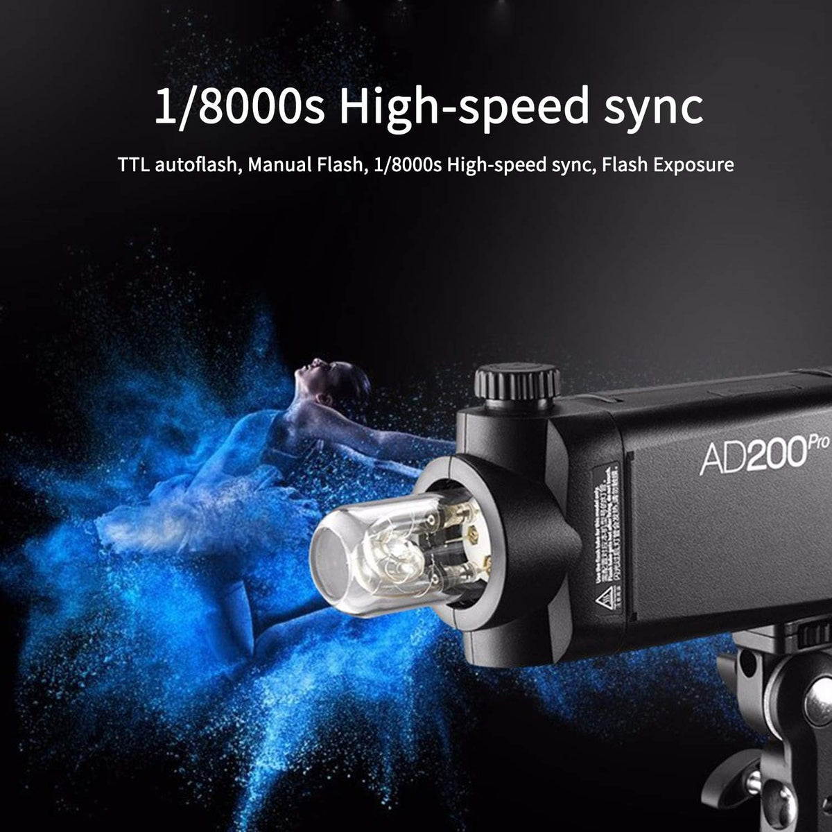 Pocket Flash Speedlite Monolight with 2900mAh Lithium Battery T339784