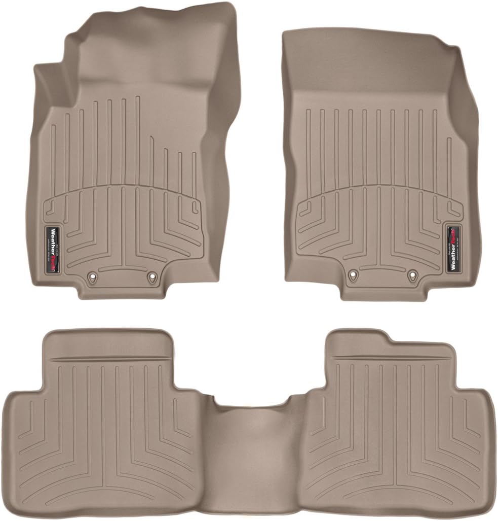 Custom Fit FloorLiner for Nissan Rogue, 1st & 2nd Row (Black) G1169