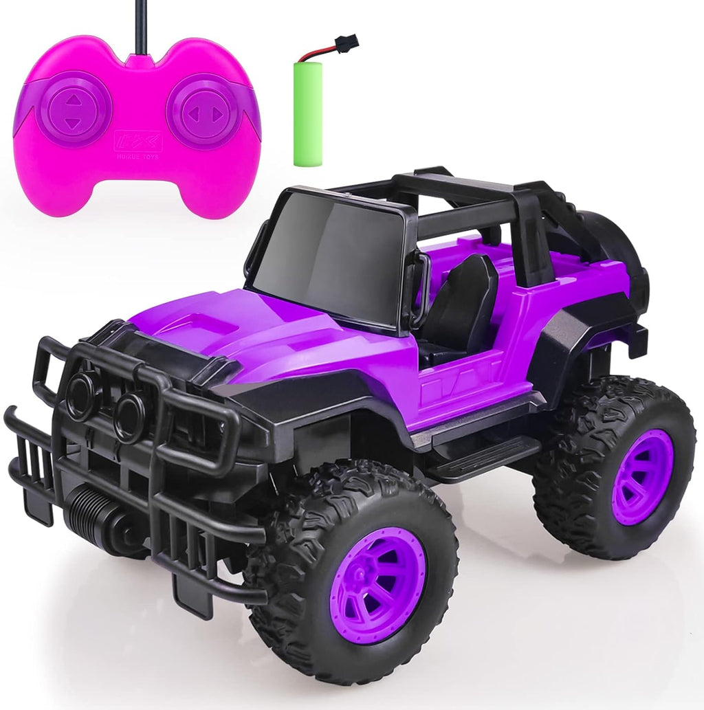 Pink Purple RC Truck with LED Lights, 1:20 Scale Off Road Vehicle N76140